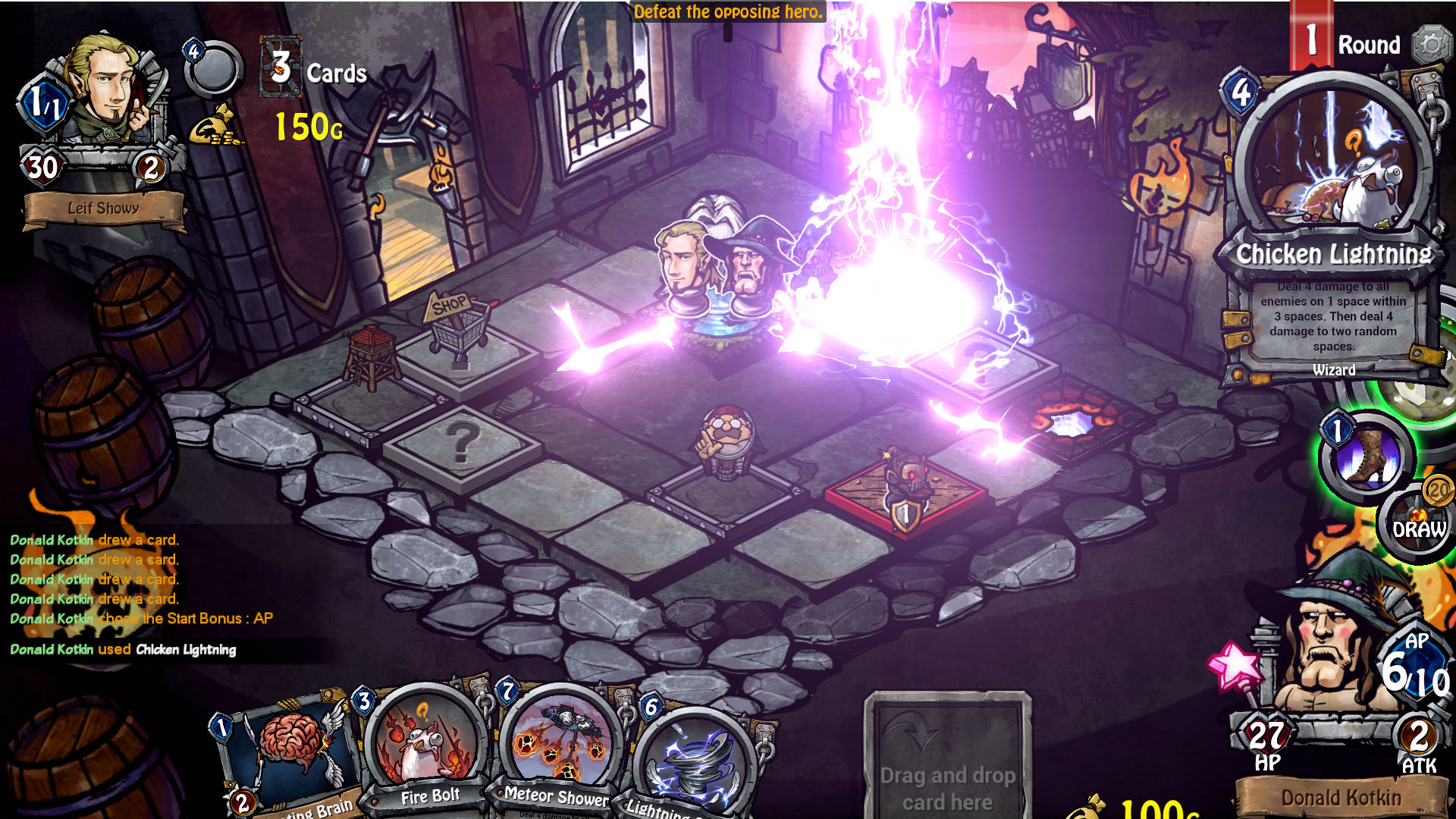 Скриншот: DICETINY: The Lord of the Dice