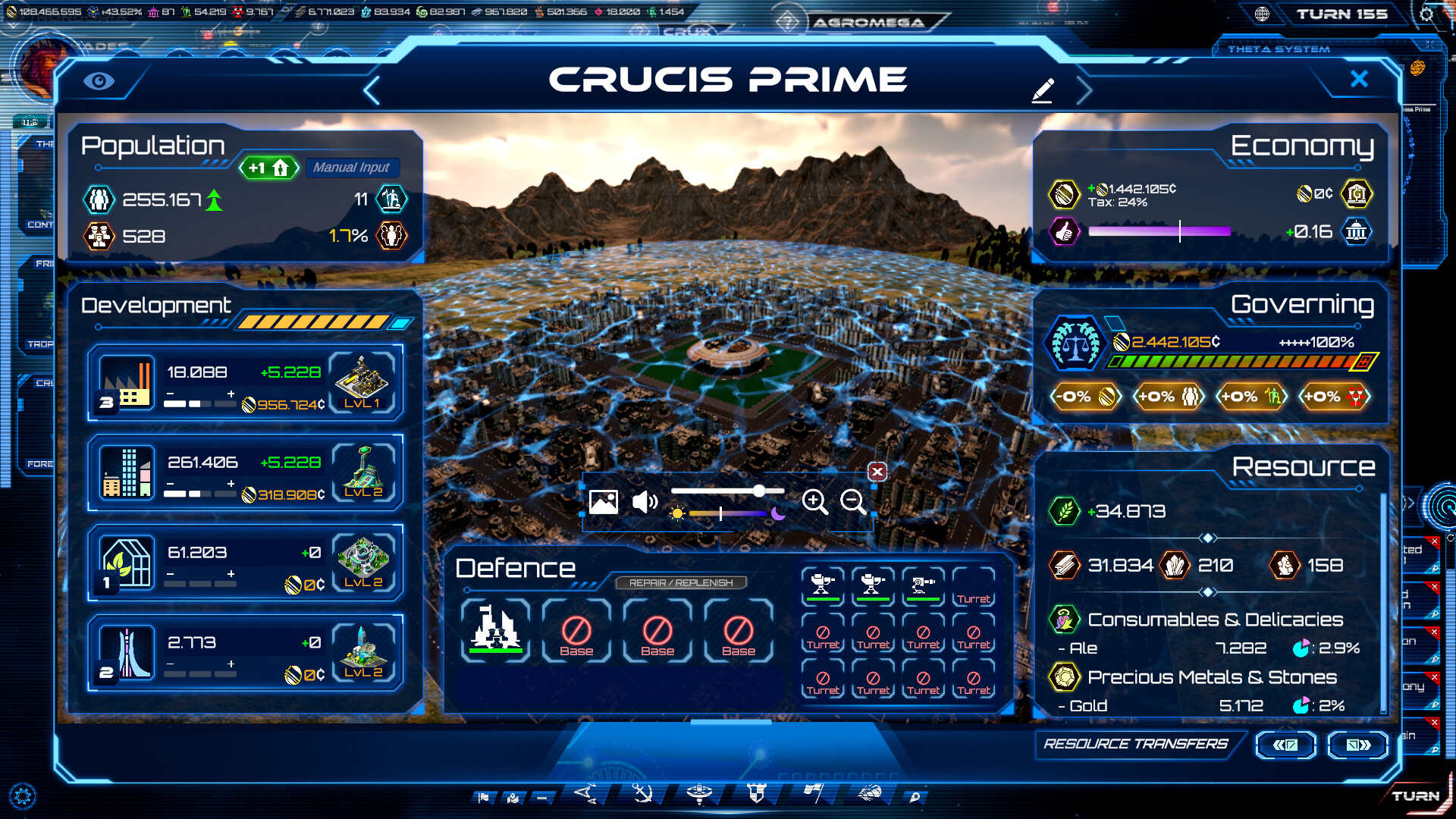 Скриншот: Stellar Sovereigns