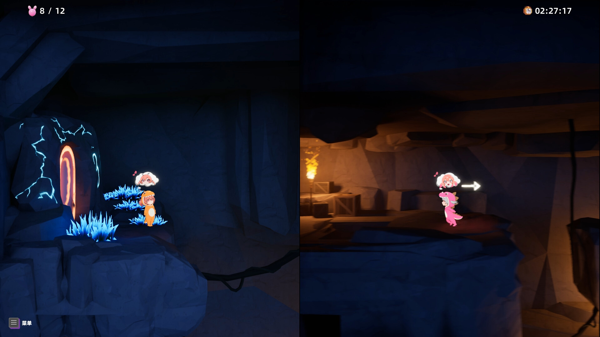 Скриншот: Head's Adventures:chibichibi