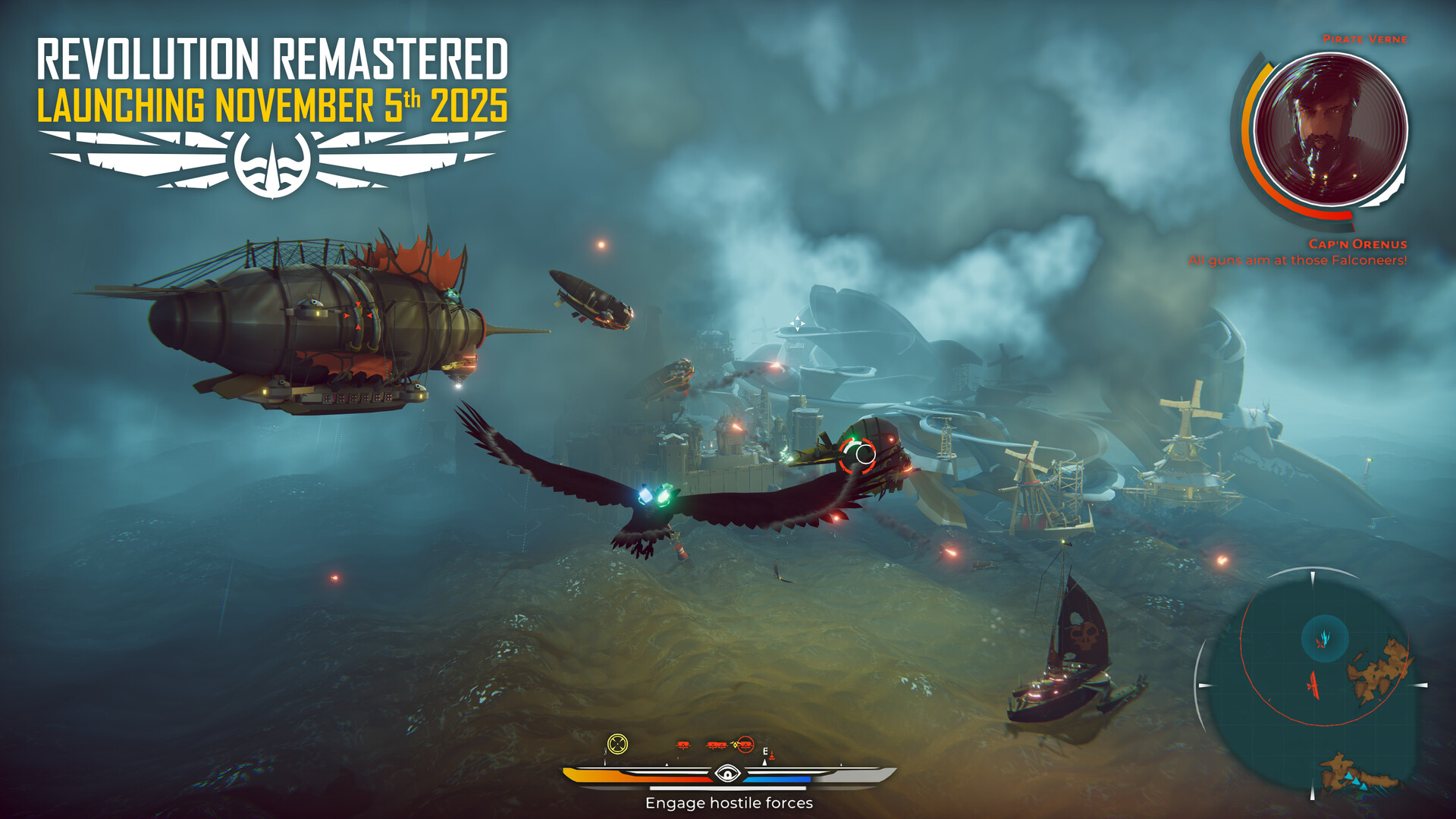 Скриншот: The Falconeer: Revolution Remaster