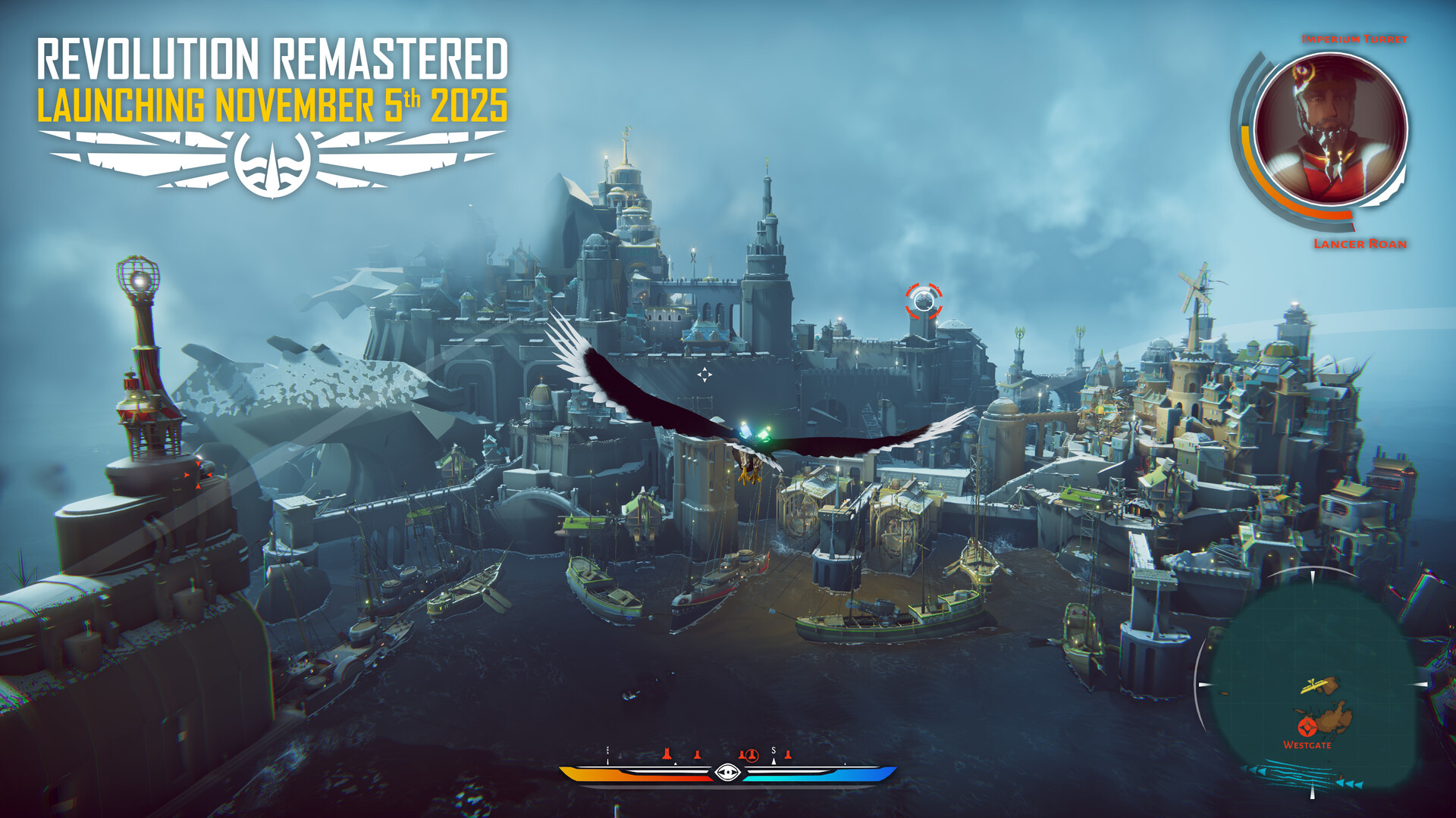 Скриншот: The Falconeer: Revolution Remaster