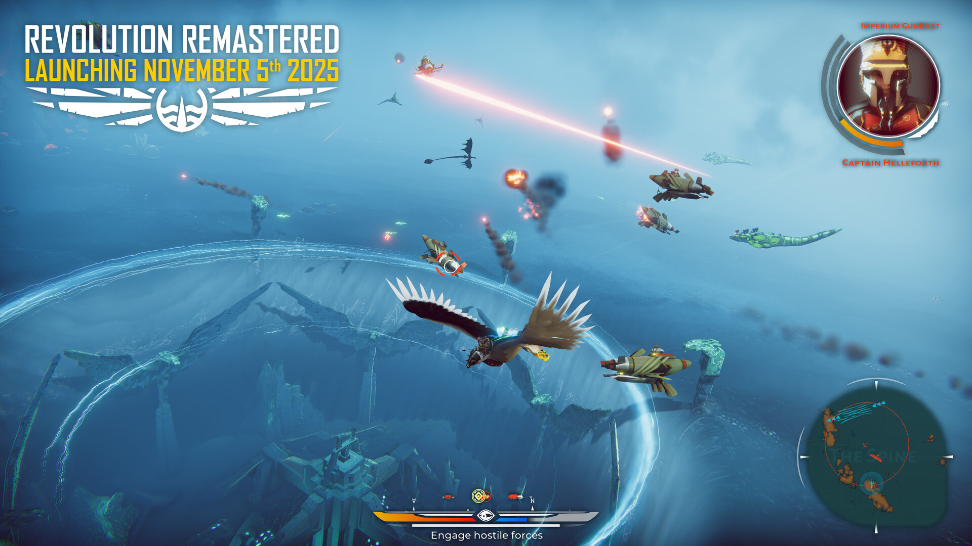 Скриншот: The Falconeer: Revolution Remaster