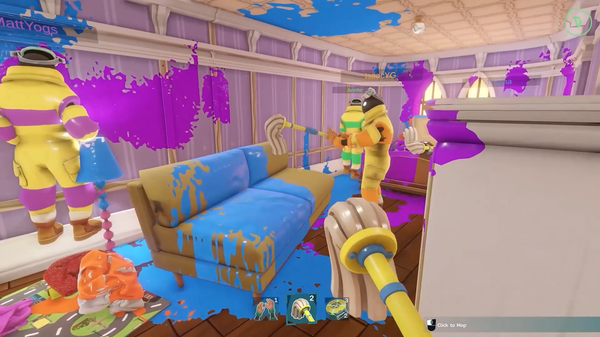 Скриншот: Monster Mop Up