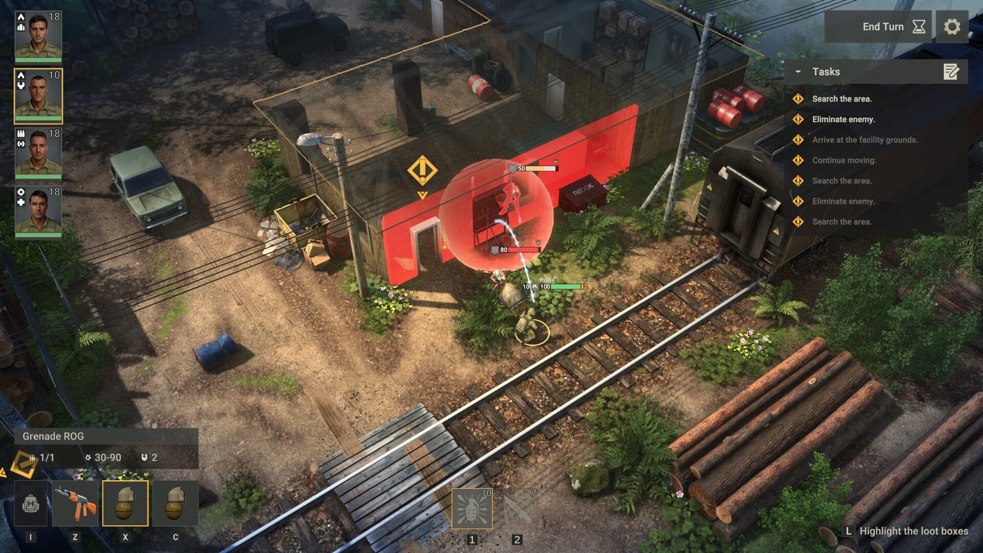 Скриншот: Future War Tactics: SOF vs Alien Invasion – Turn-Based Strategy