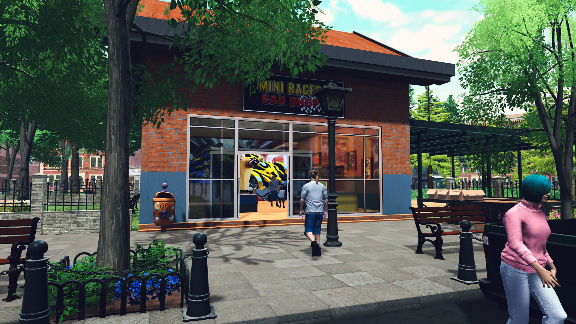 Скриншот: Mini Racer Car Shop Simulator