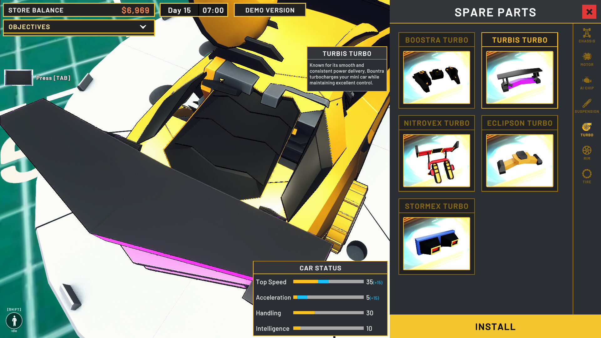 Скриншот: Mini Racer Car Shop Simulator