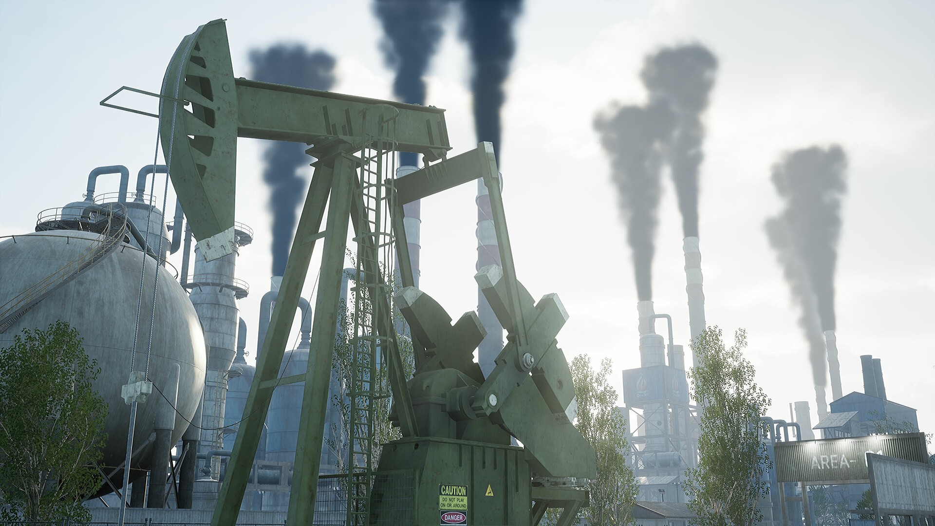 Скриншот: Oil Refinery - The Simulation
