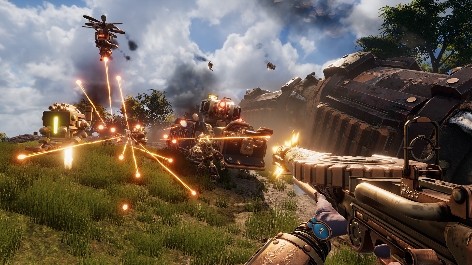 Скриншот: Volcanoids