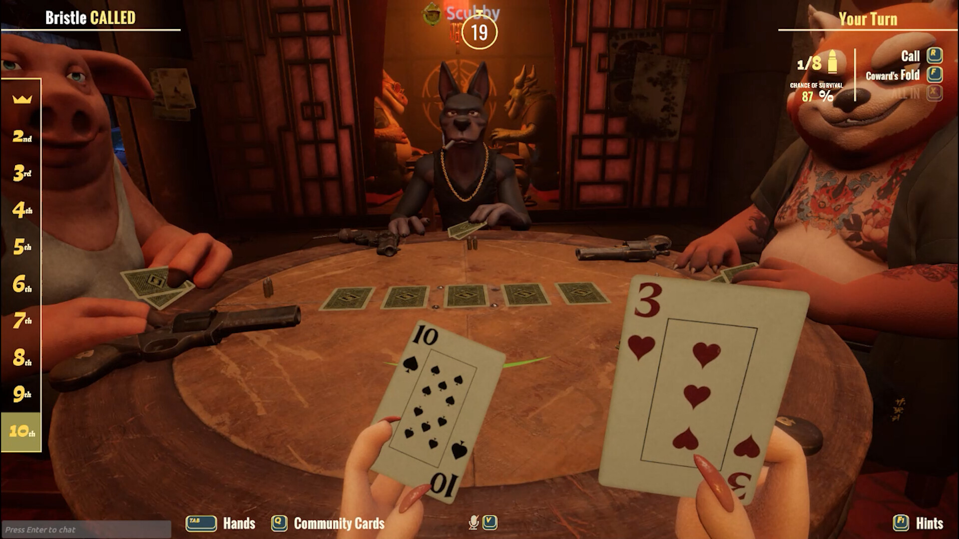 Скриншот: Liar's Bar