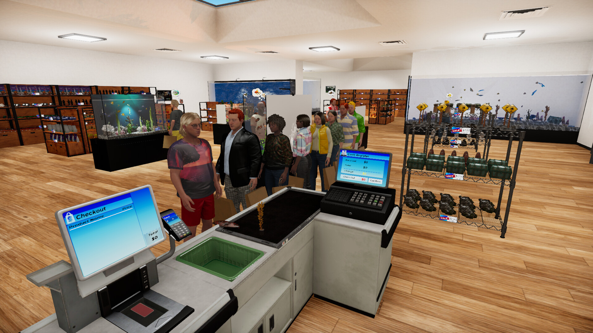 Скриншот: Aquatic Store Simulator
