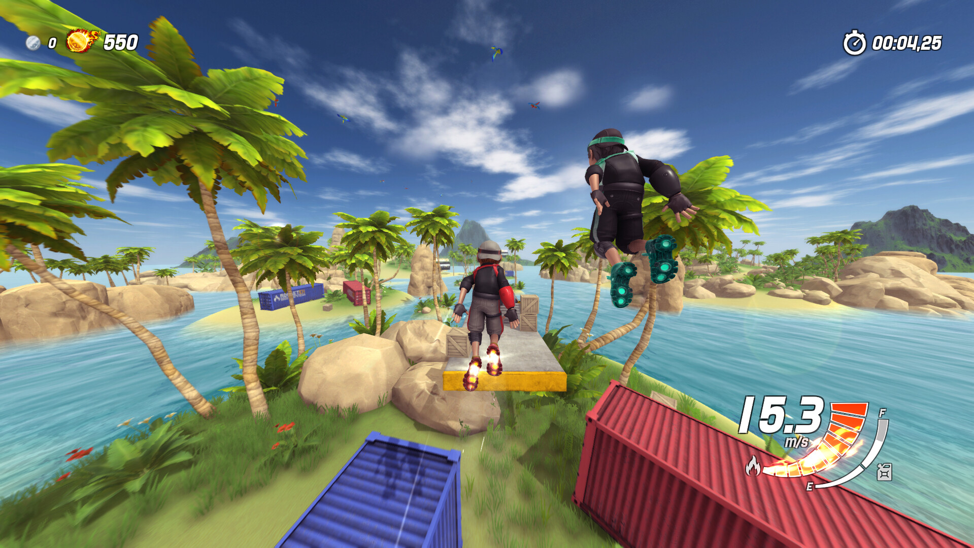 Скриншот: Rocket Boots Mania