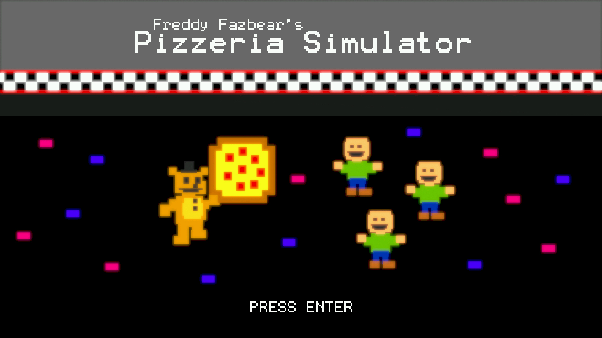 Скриншот: Freddy Fazbear's Pizzeria Simulator