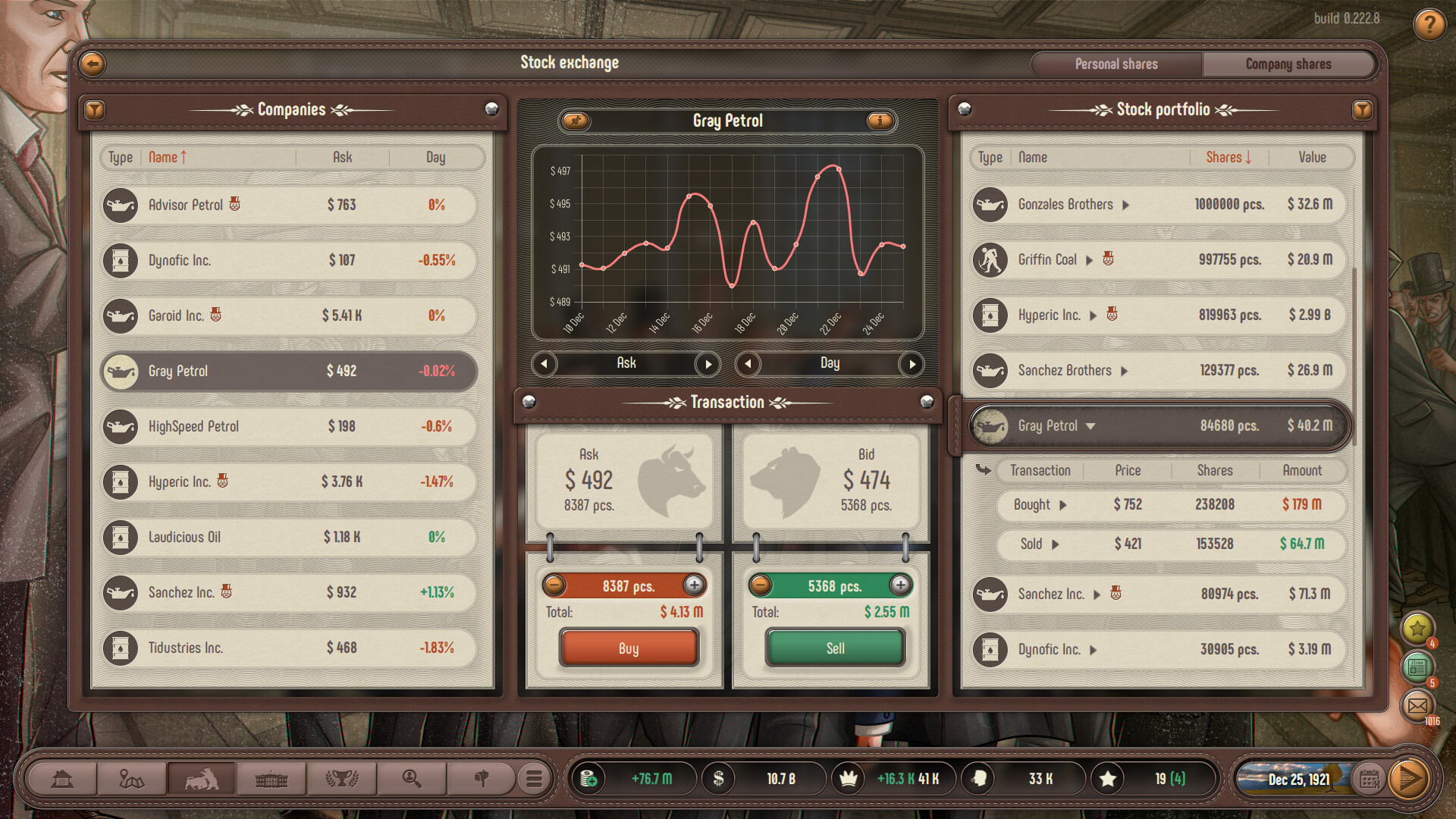 Скриншот: Plutocracy