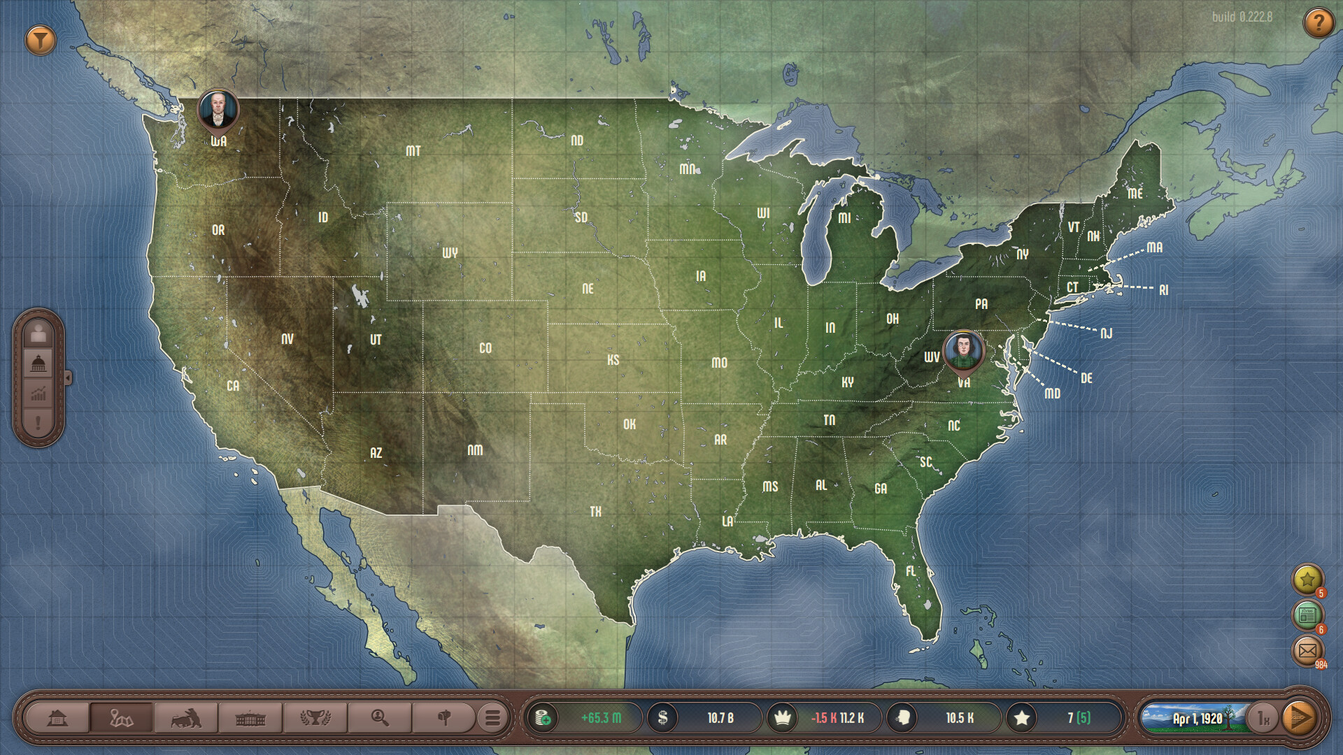 Скриншот: Plutocracy