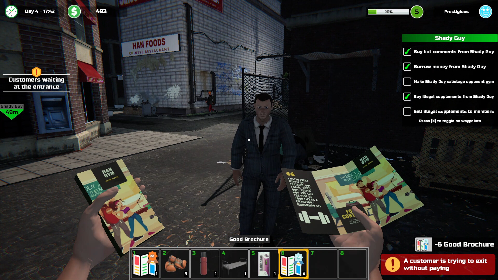 Скриншот: Gym Manager