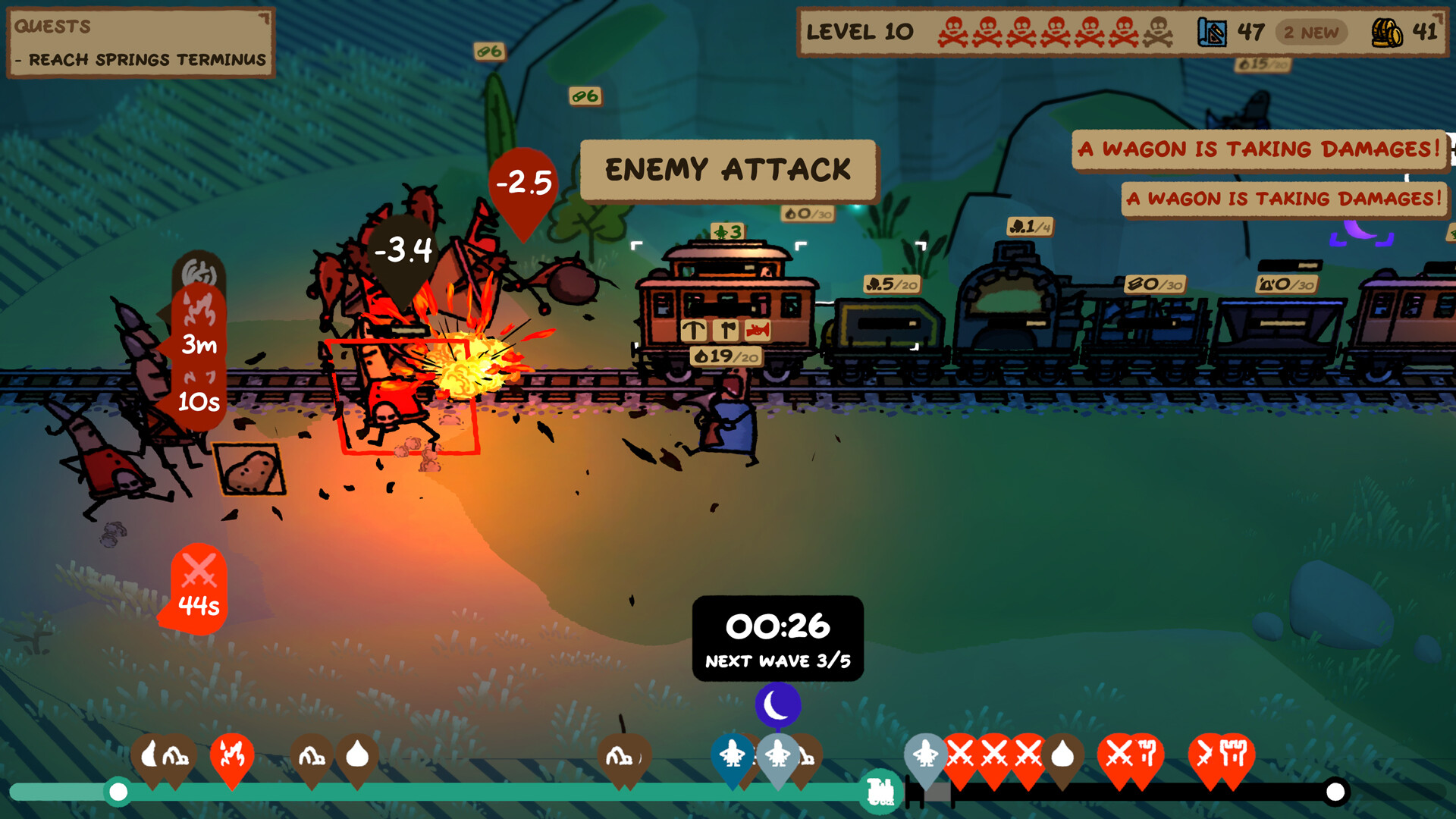 Скриншот: Trackline Express