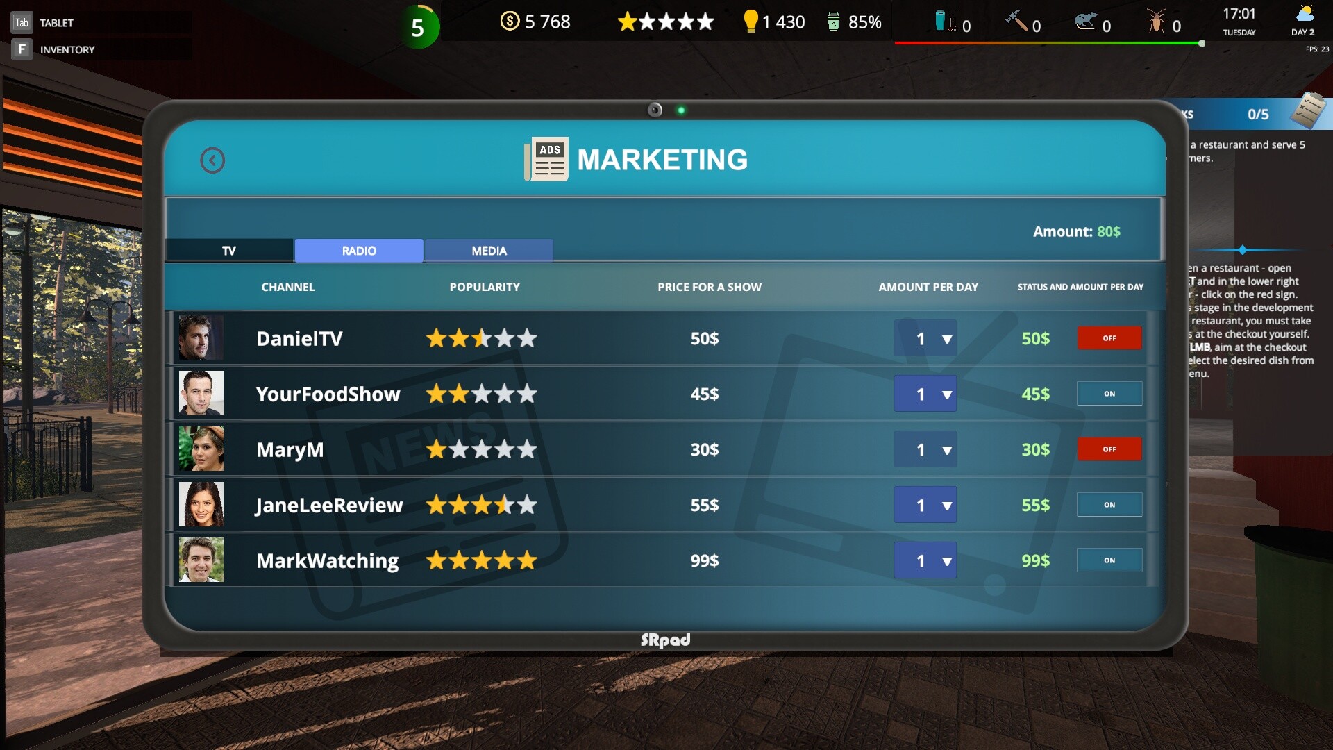 Скриншот 7: Cafe Owner Simulator