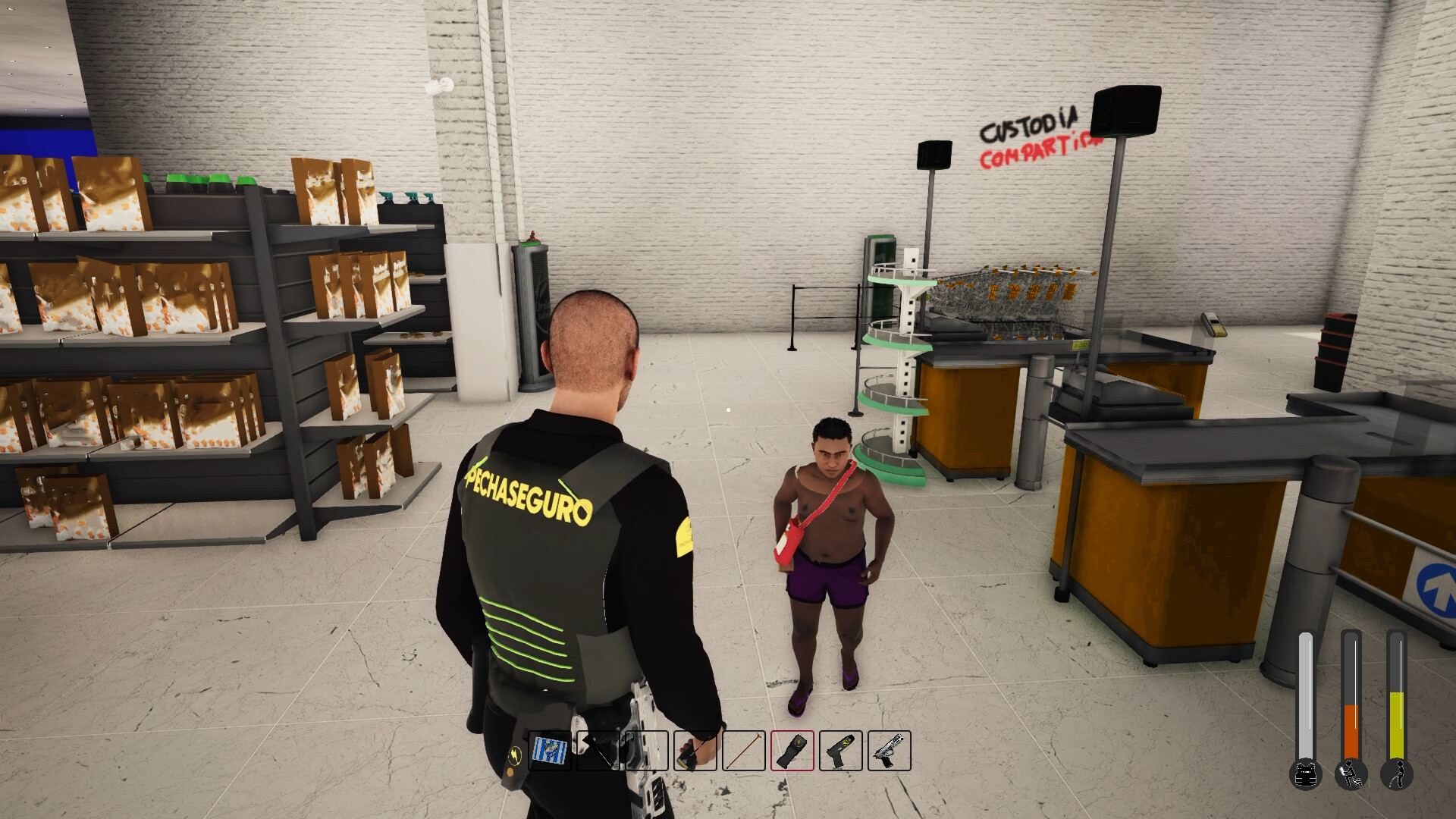 Скриншот: Supermarket Security Simulator