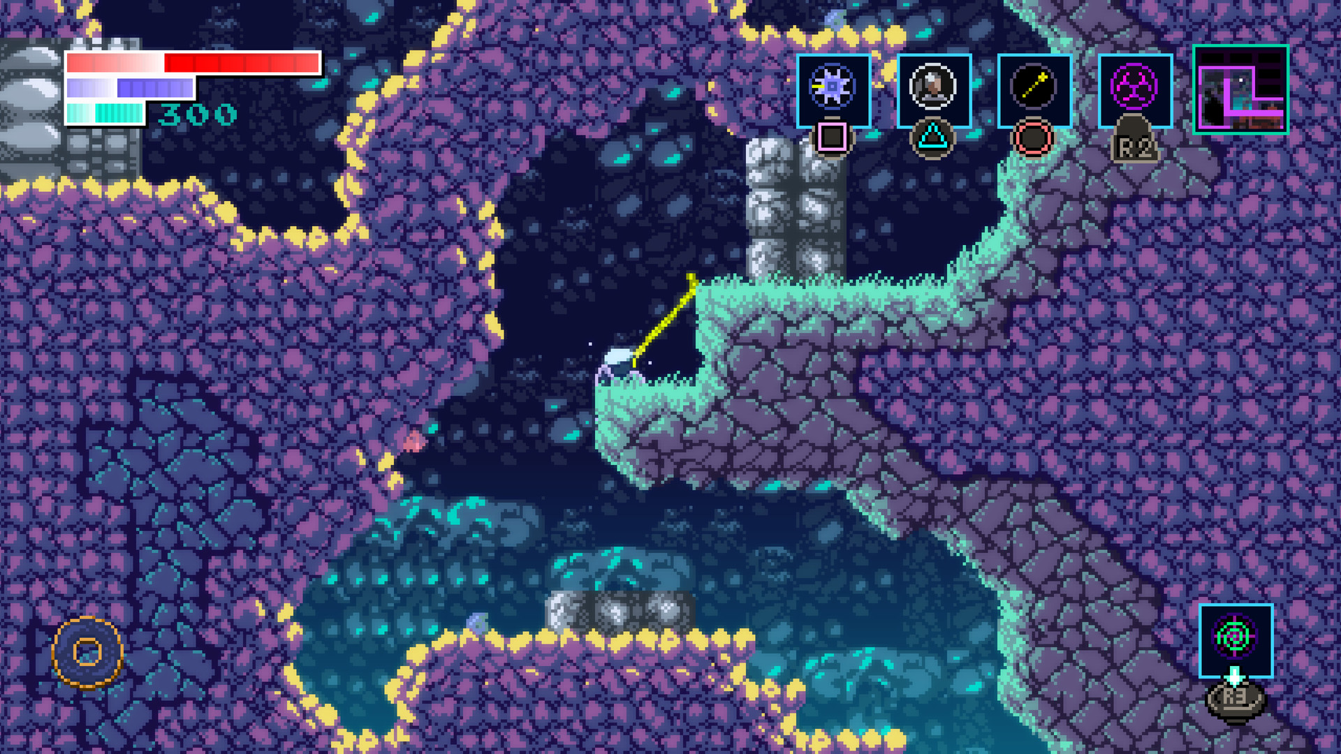 Скриншот: Axiom Verge 2