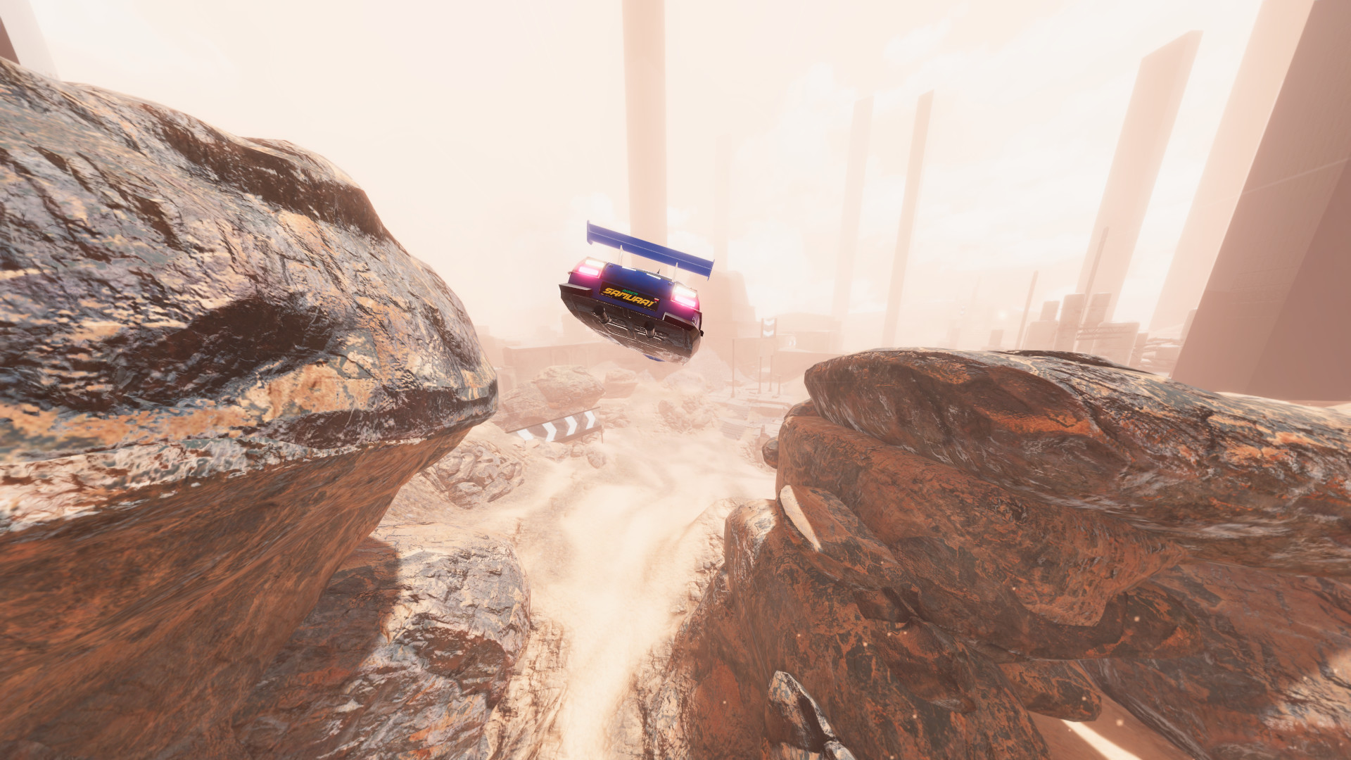 Скриншот: Hovercars 3077: Underground racing