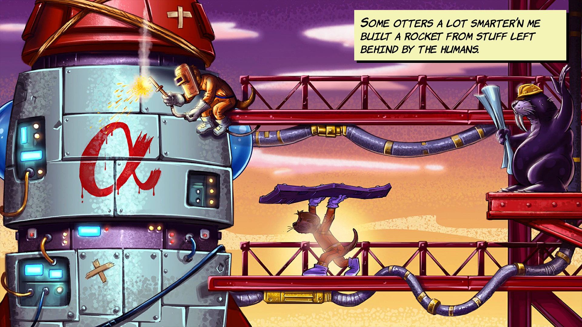 Скриншот: Space Otter Charlie