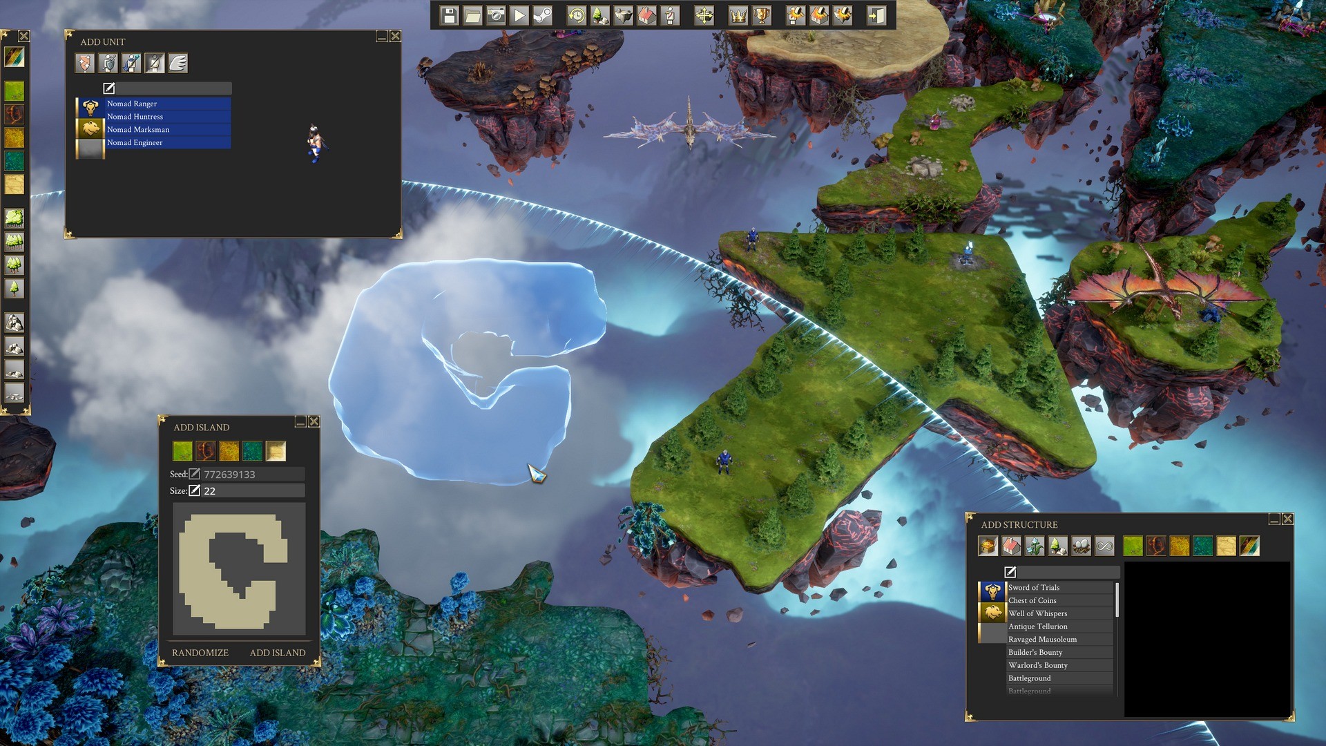 Скриншот: Nomads of Driftland