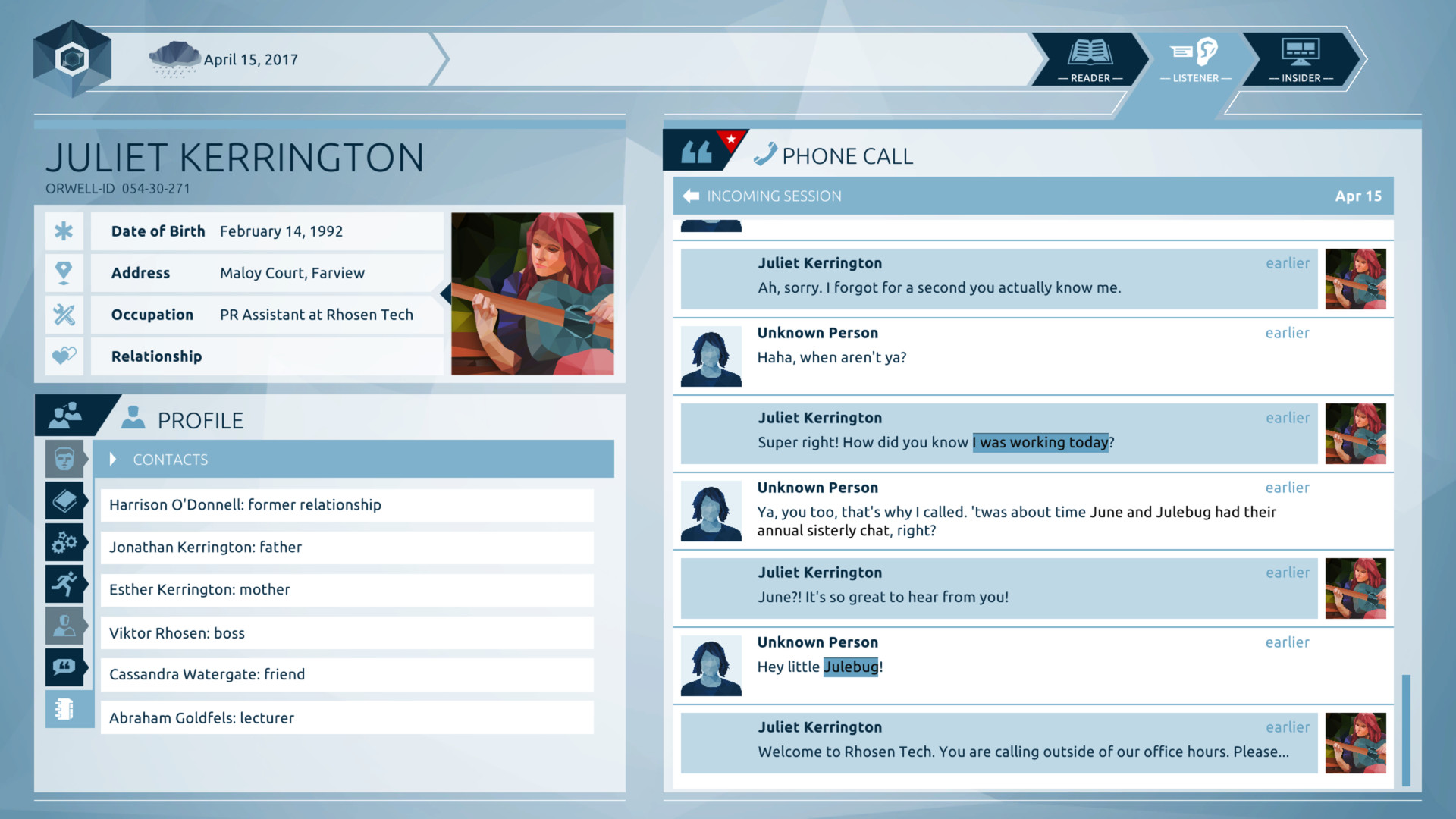 Скриншот 7: Orwell: Keeping an Eye On You