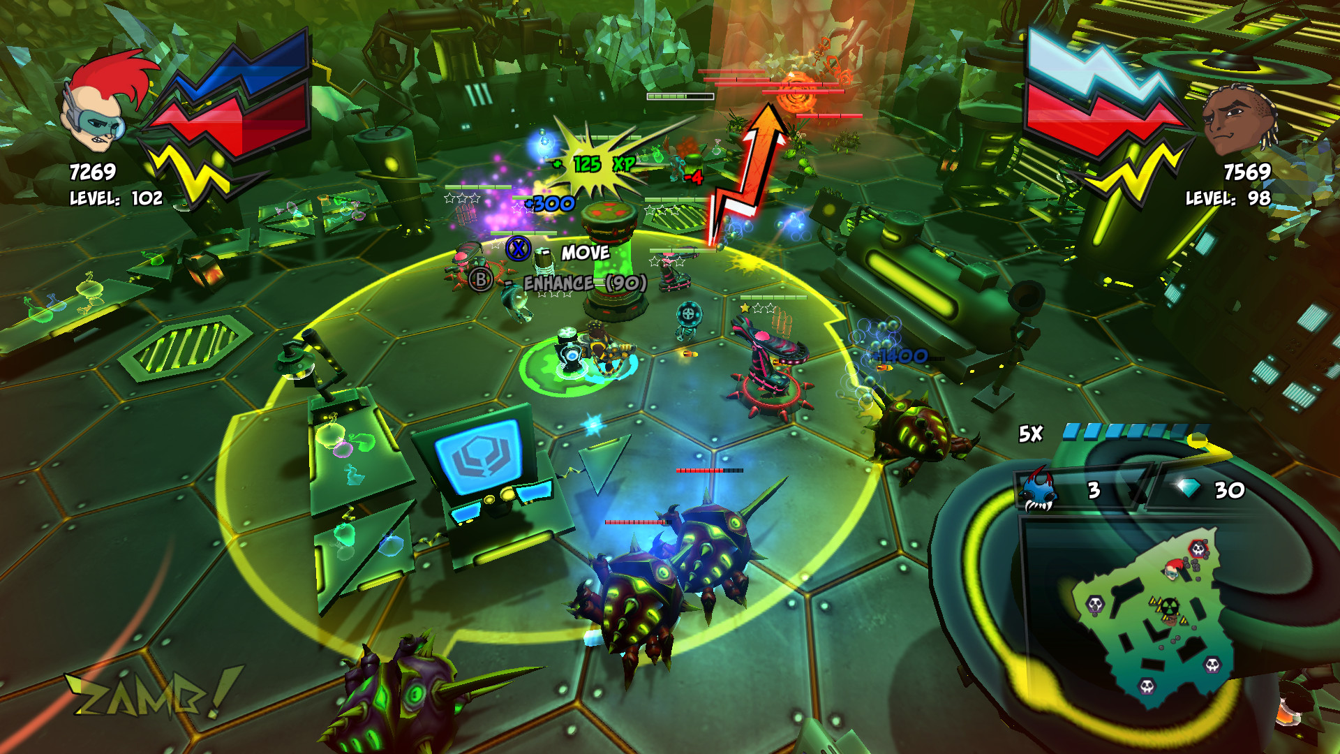 Скриншот: ZAMB! Endless Extermination