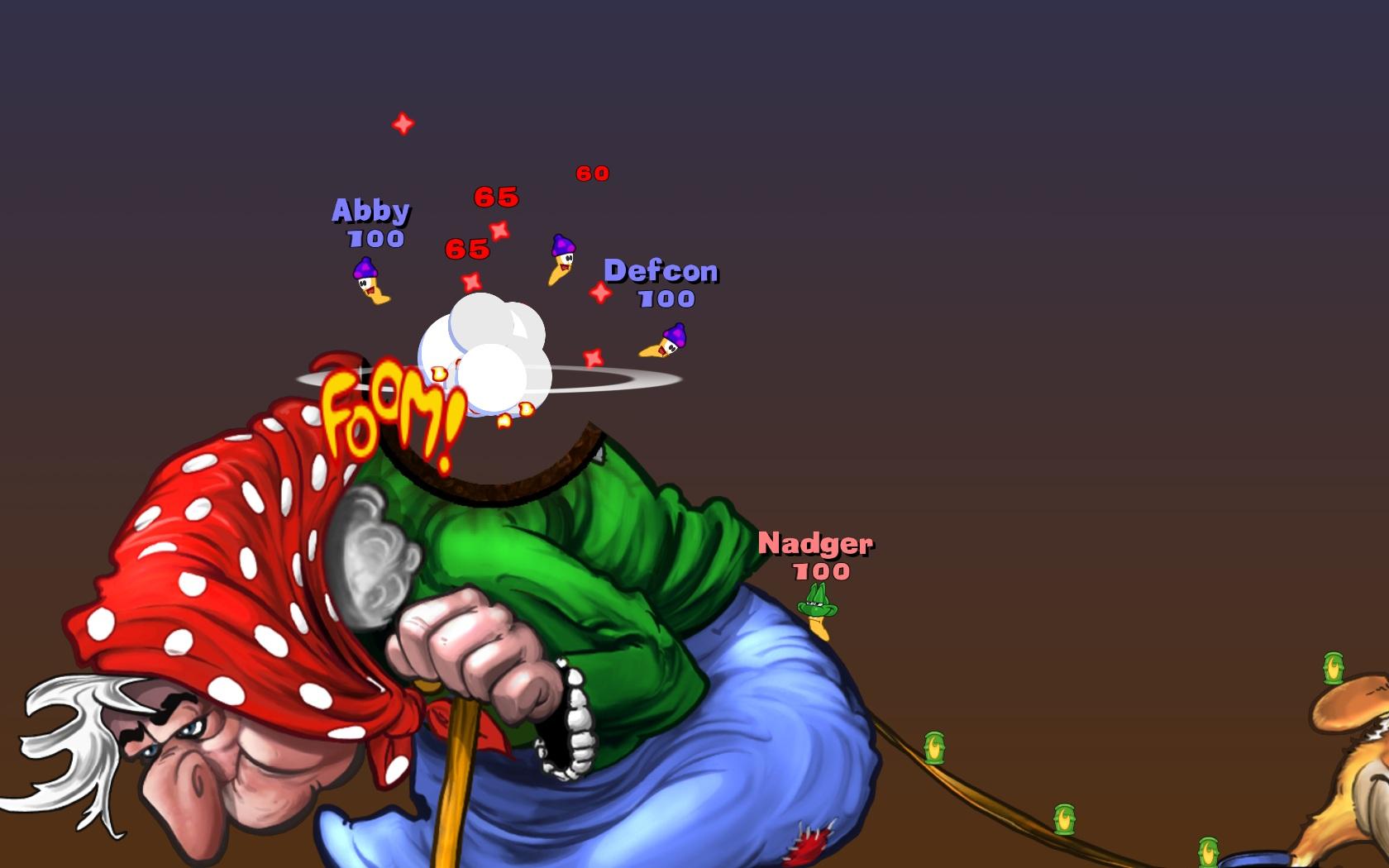 Скриншот: Worms Reloaded