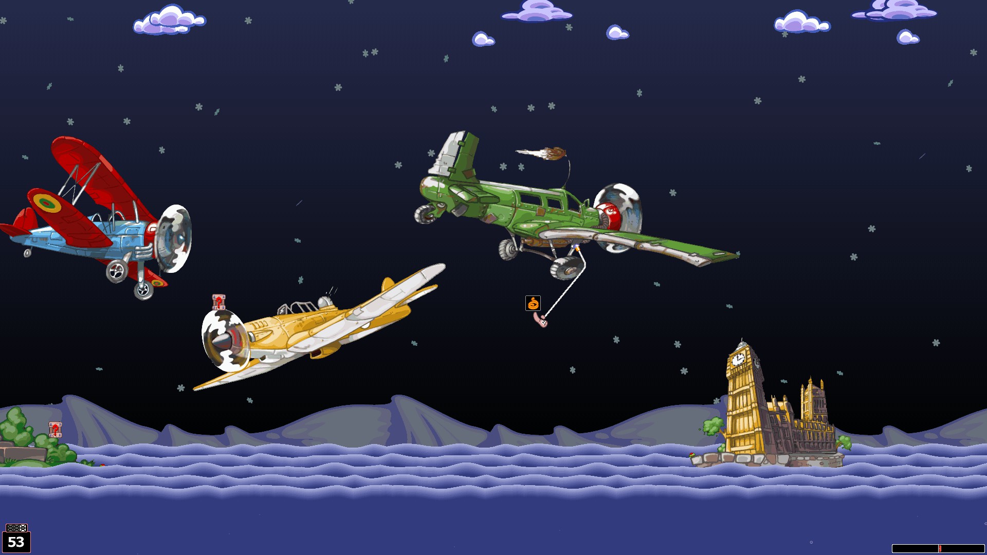 Скриншот: Worms World Party Remastered