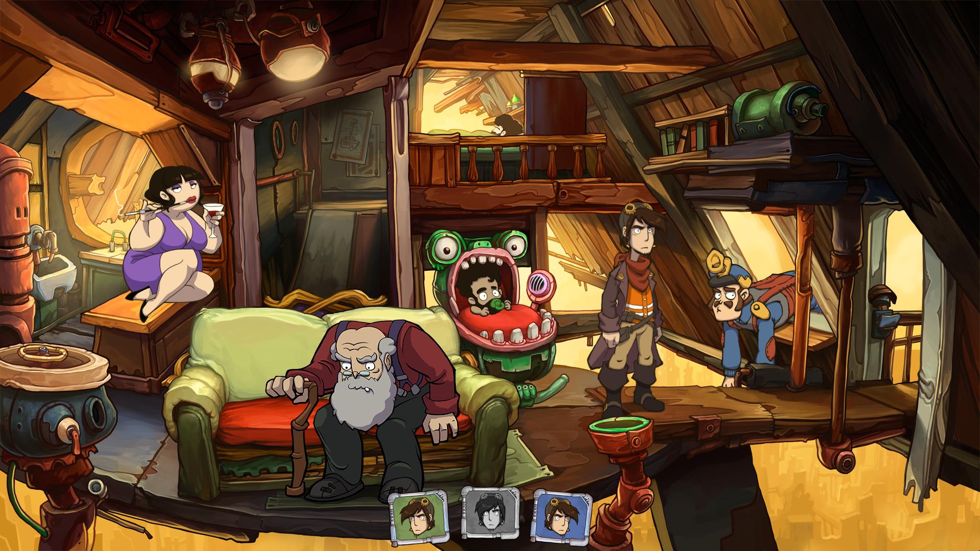 Скриншот: Goodbye Deponia