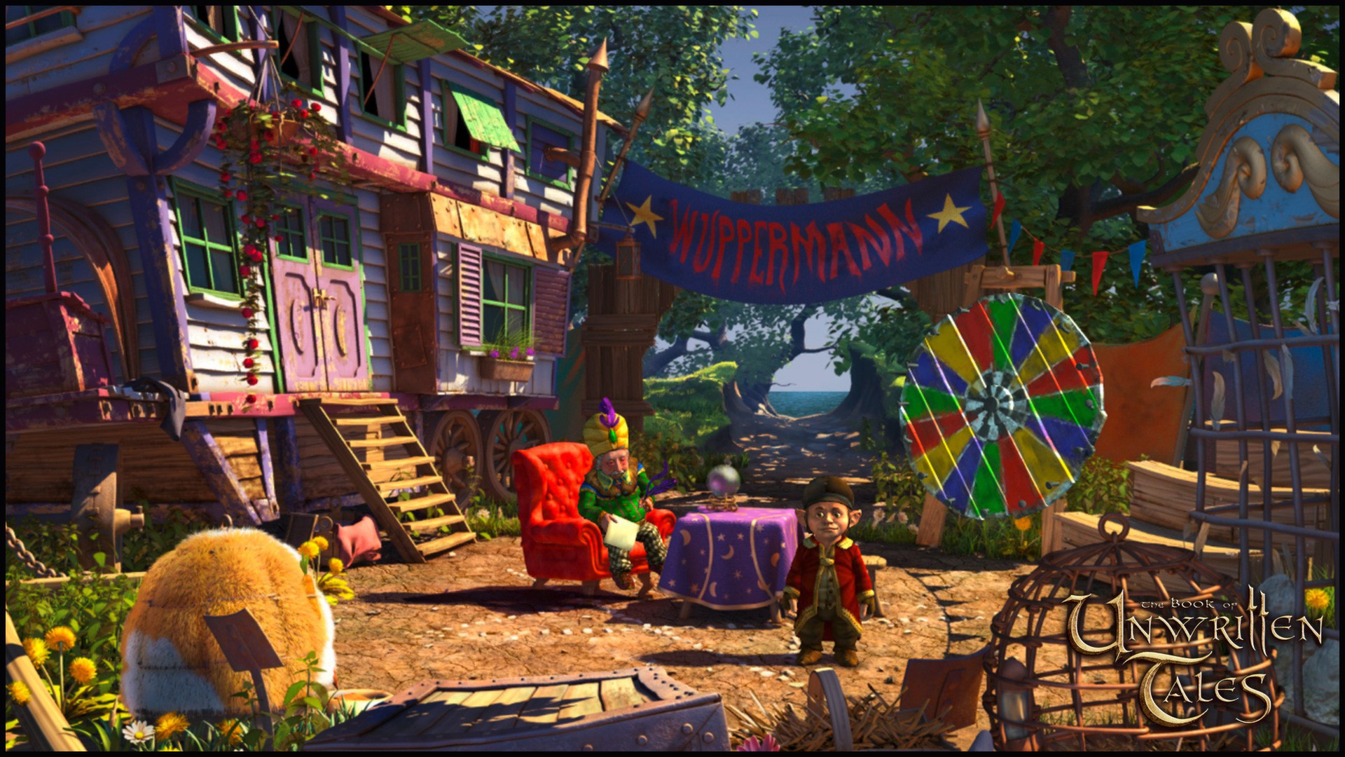 Скриншот: The Book of Unwritten Tales