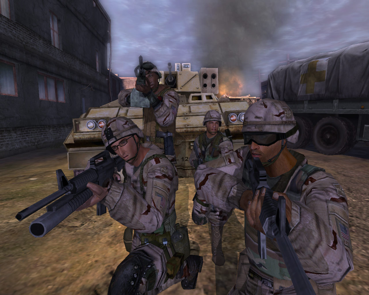 Скриншот: Full Spectrum Warrior