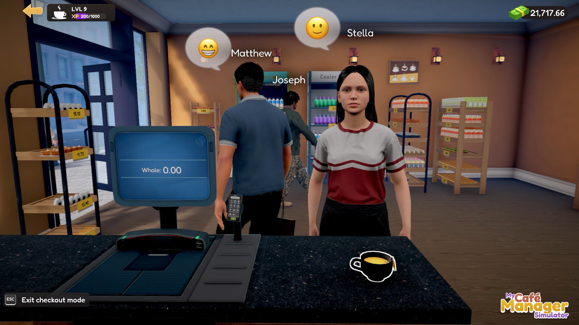 Скриншот: My Café Manager Simulator