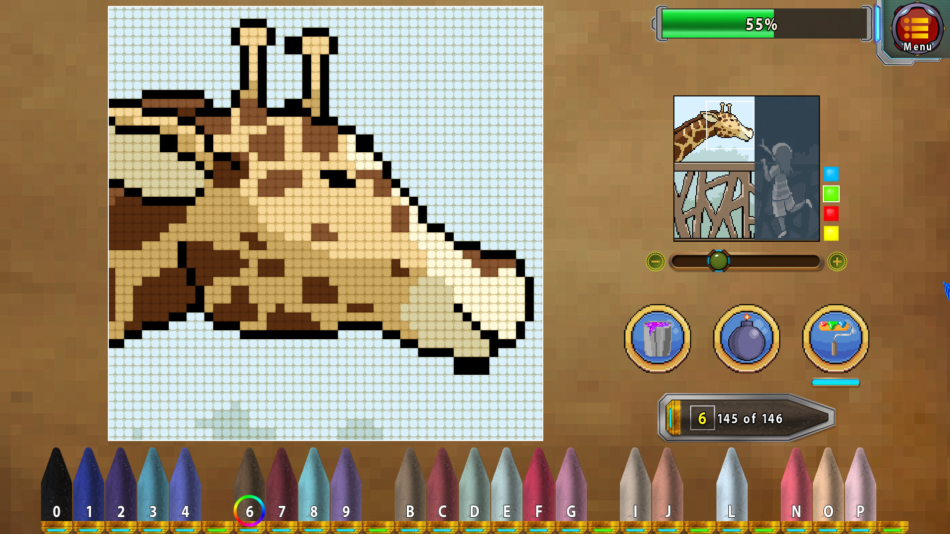 Скриншот: Paint By Numbers