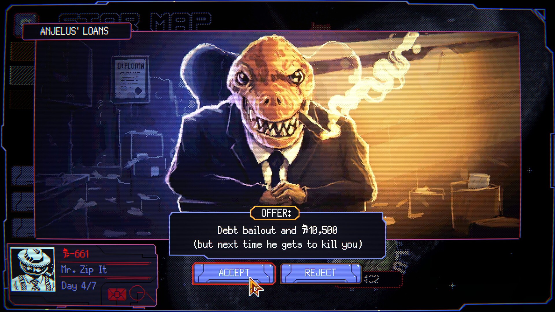 Скриншот: Space Warlord Baby Trading Simulator