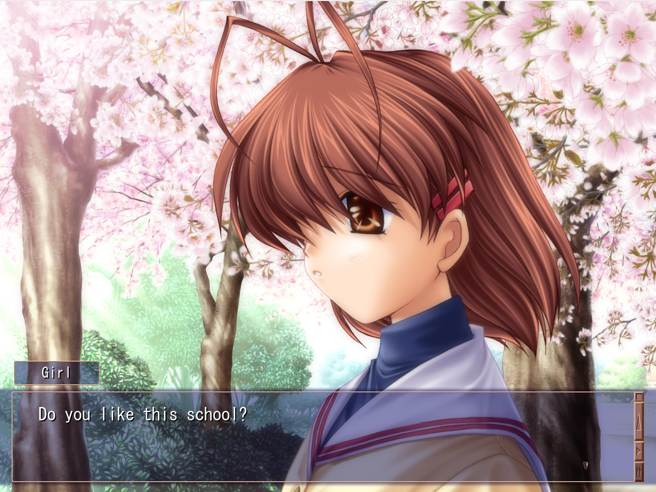 Скриншот: CLANNAD