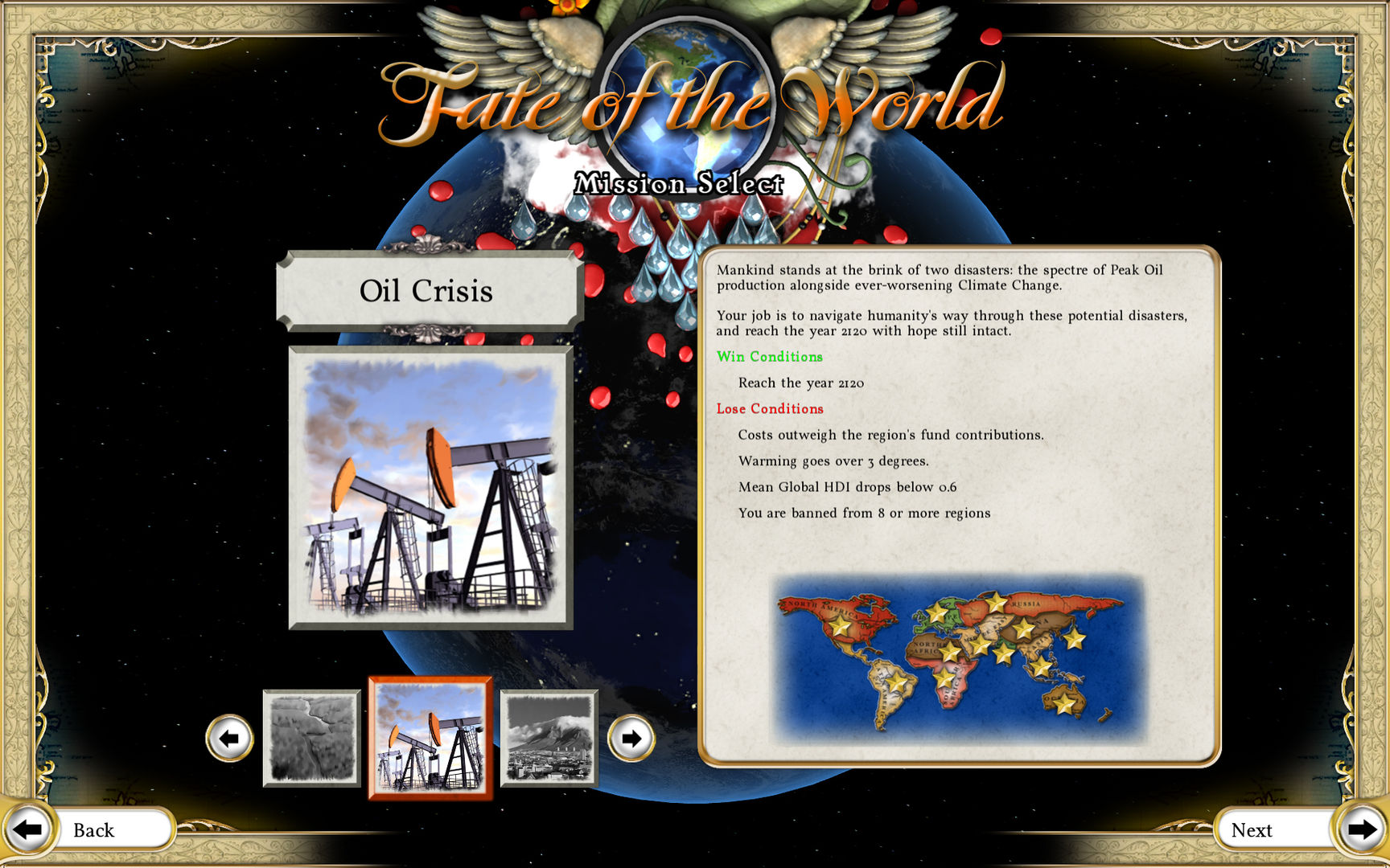 Скриншот: Fate of the World