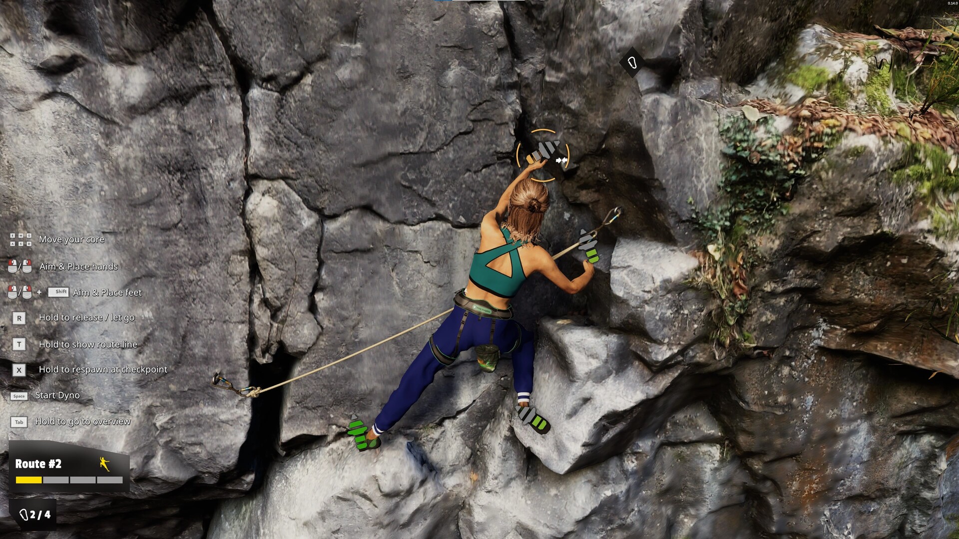 Скриншот: New Heights: Realistic Climbing and Bouldering