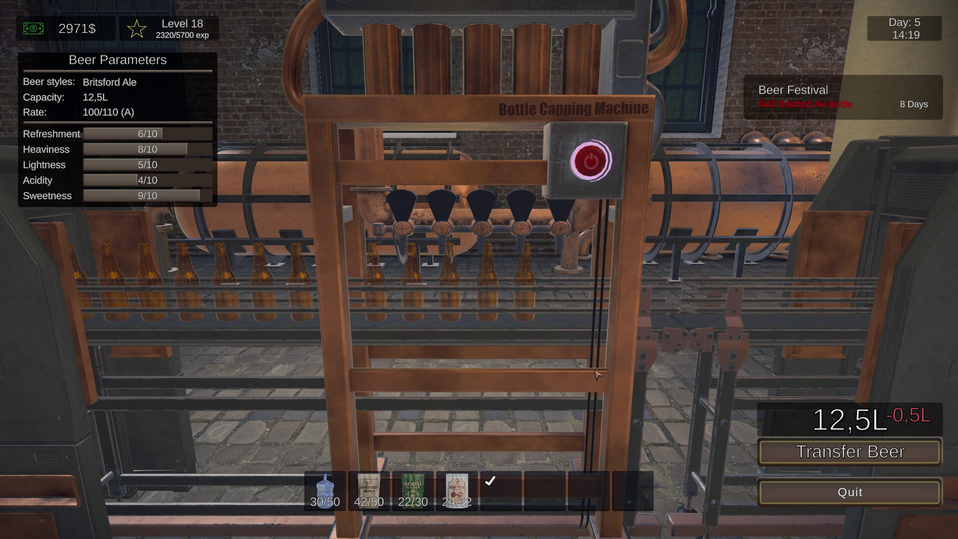 Скриншот: Beer Manufacture Simulator