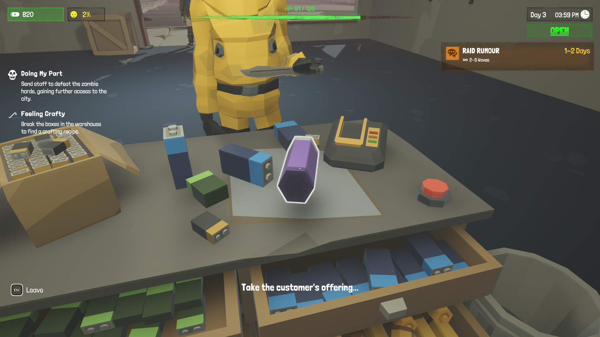 Скриншот: The Walking Trade