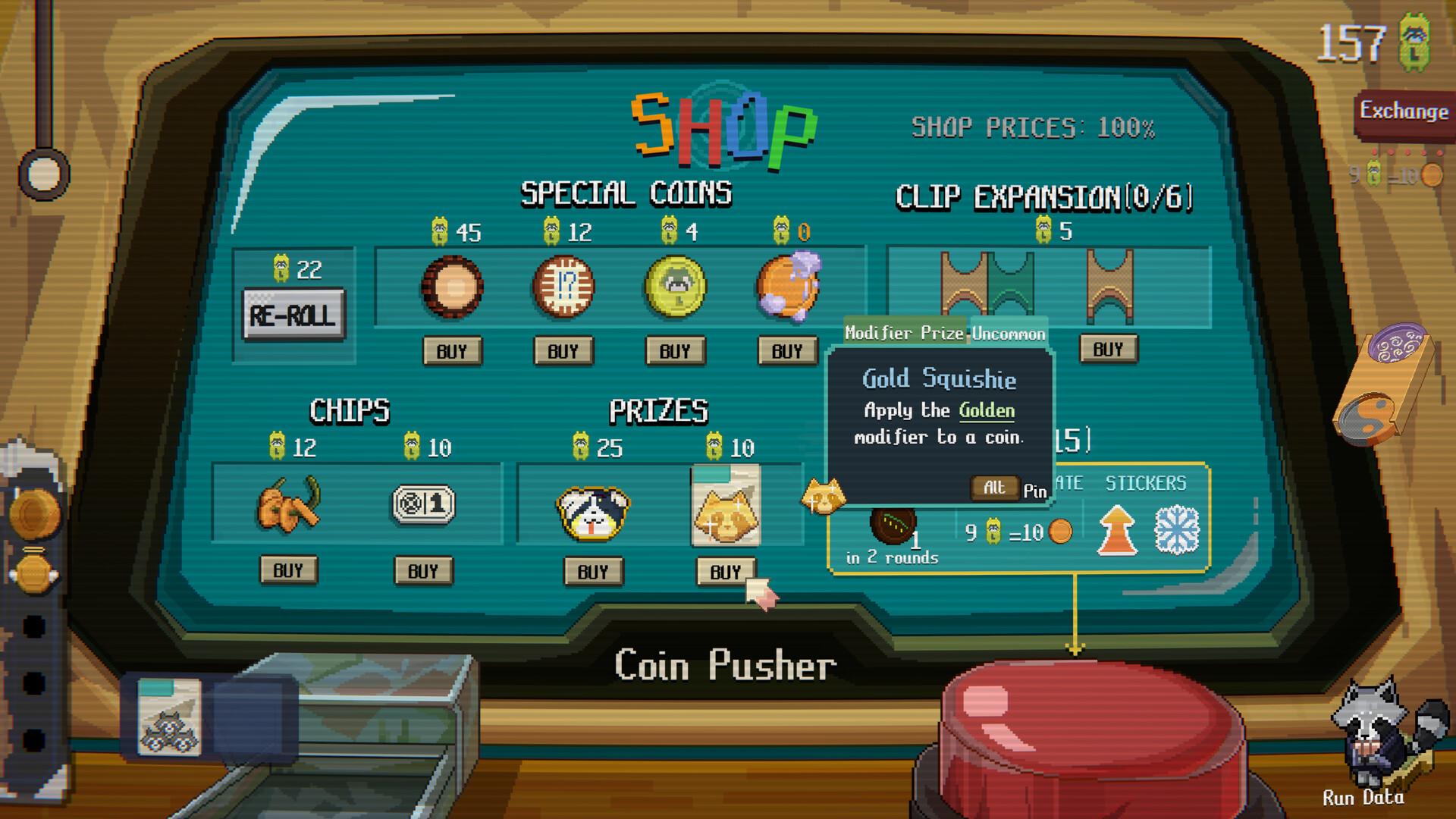 Скриншот 7: RACCOIN: Coin Pusher Roguelike