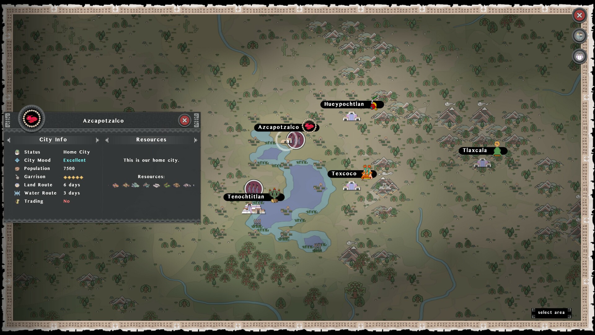 Скриншот 12: Tlatoani: Aztec Cities