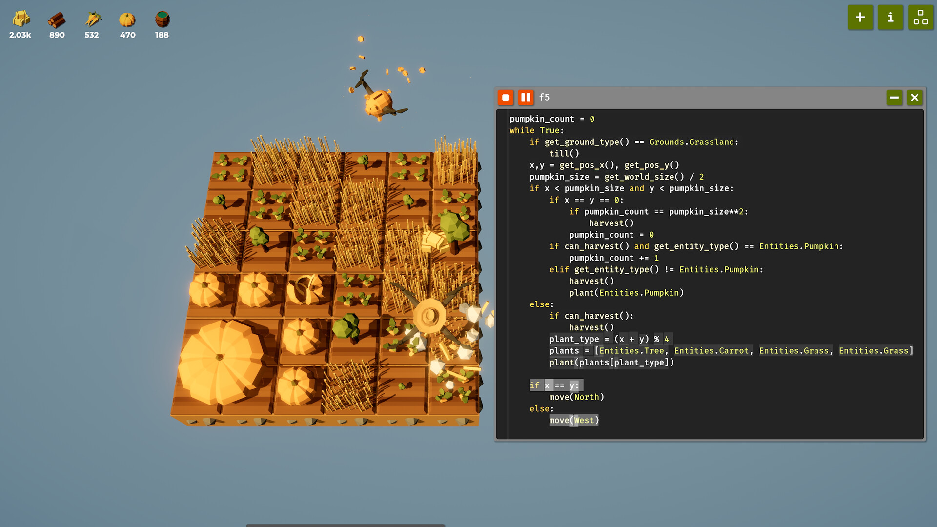 Скриншот 8: The Farmer Was Replaced
