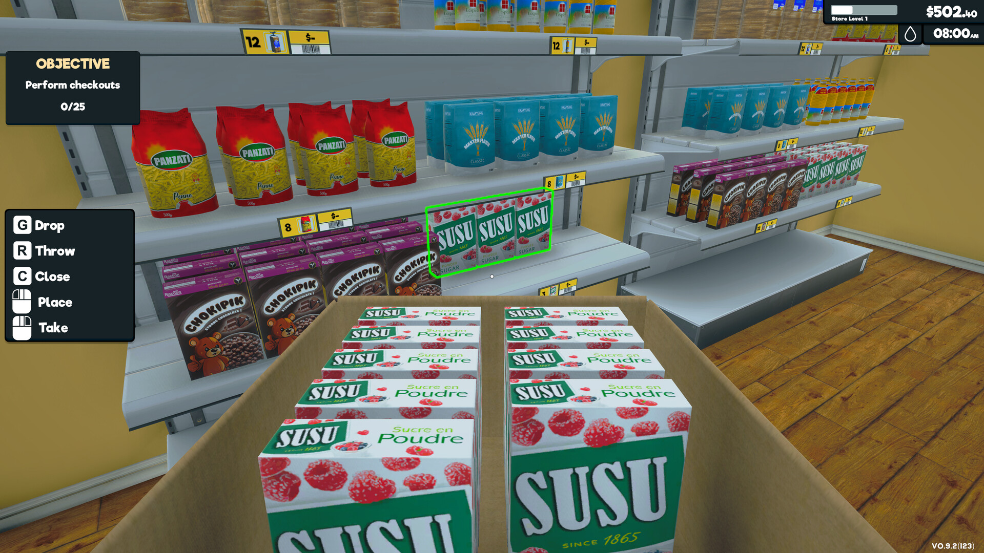 Скриншот: Supermarket Simulator