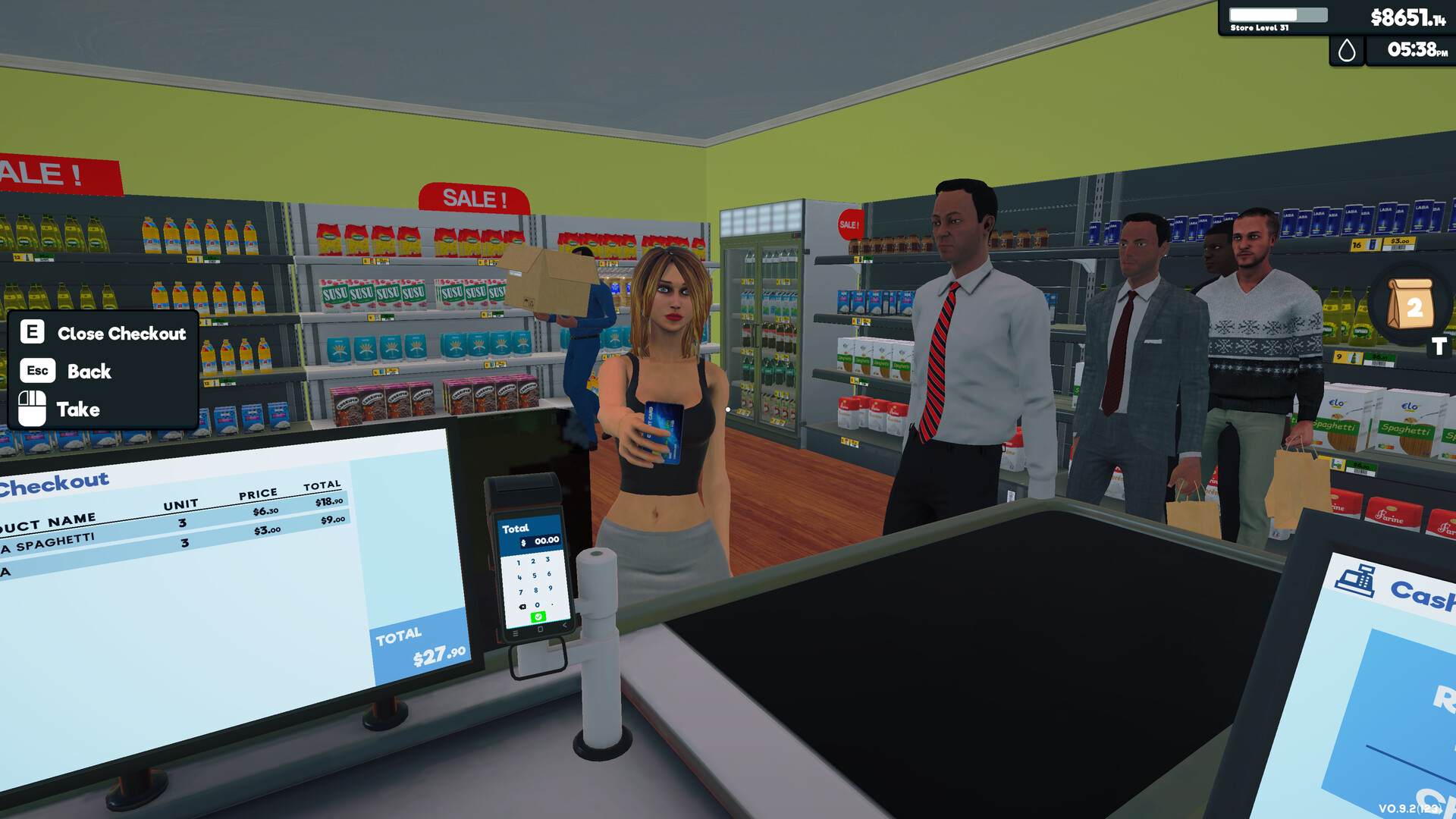Скриншот: Supermarket Simulator