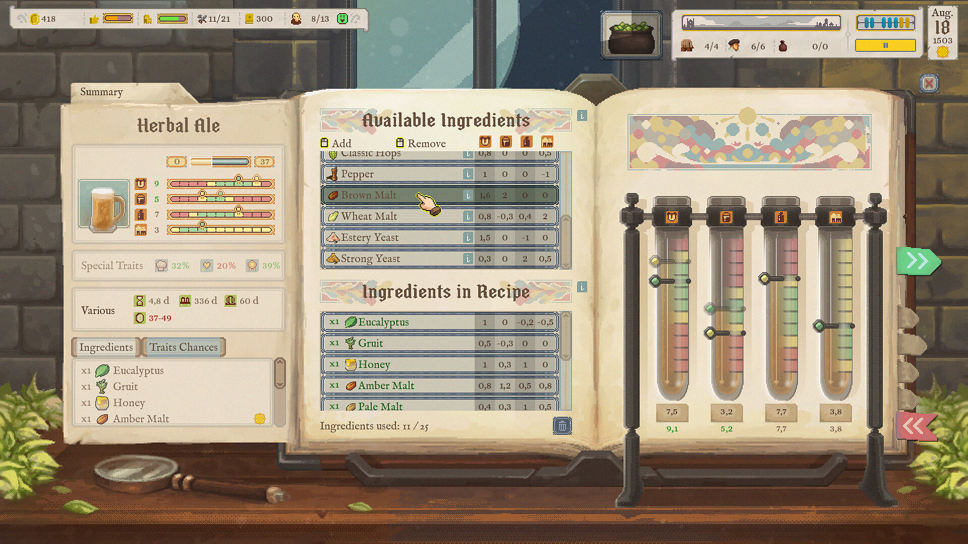 Скриншот: Ale Abbey - Monastery Brewery Tycoon