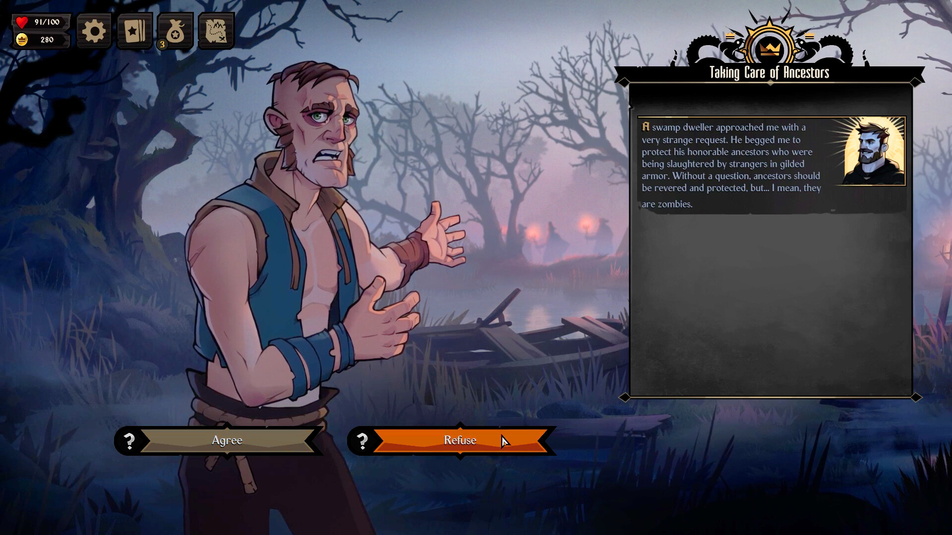 Скриншот: Knock on the Coffin Lid