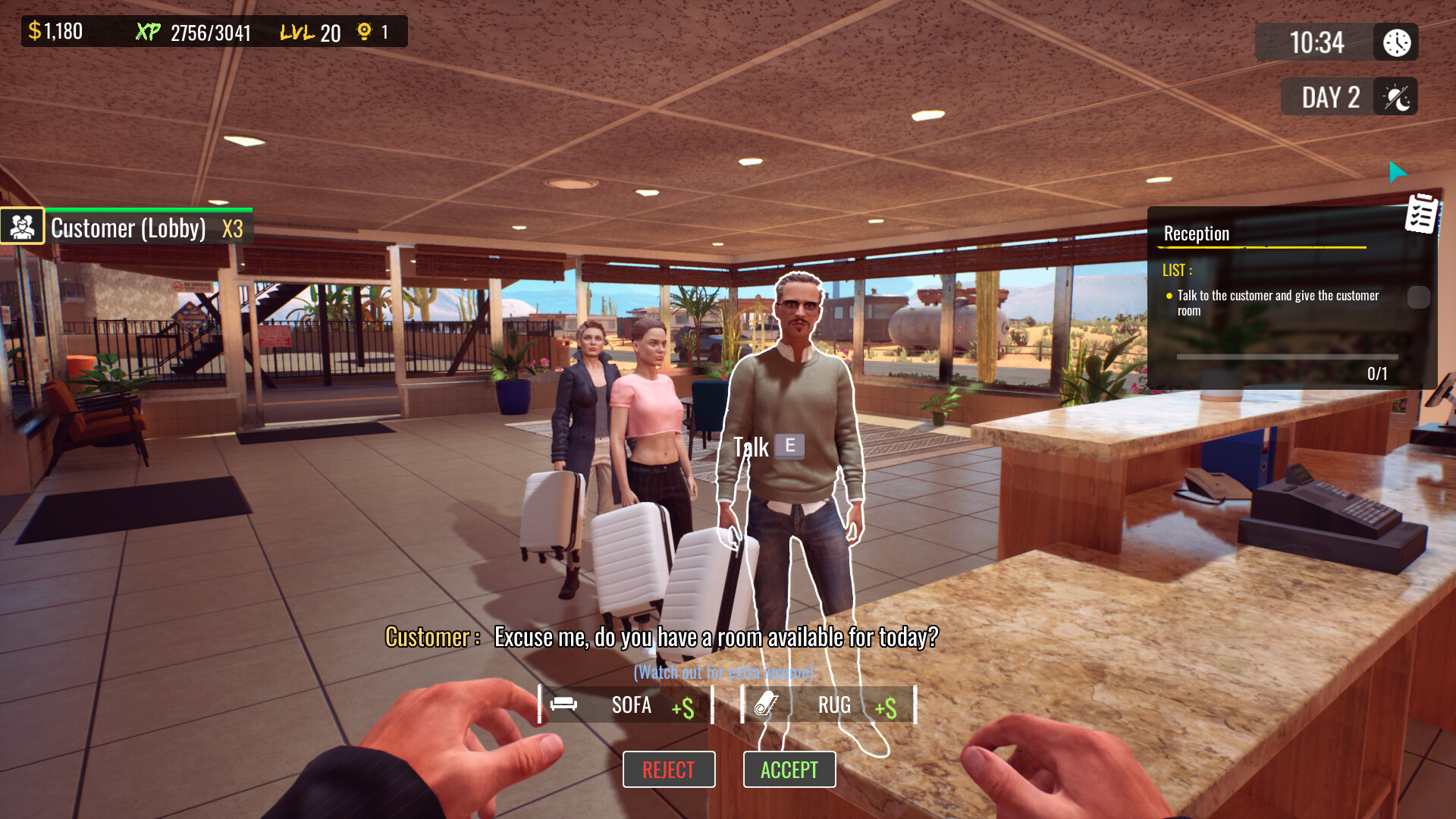 Скриншот: Sunset Motel