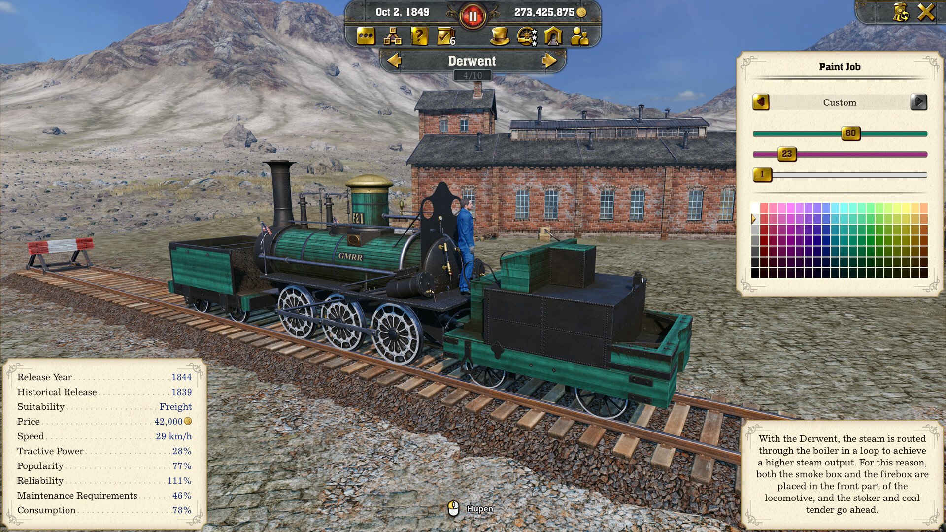 Скриншот: Railway Empire 2